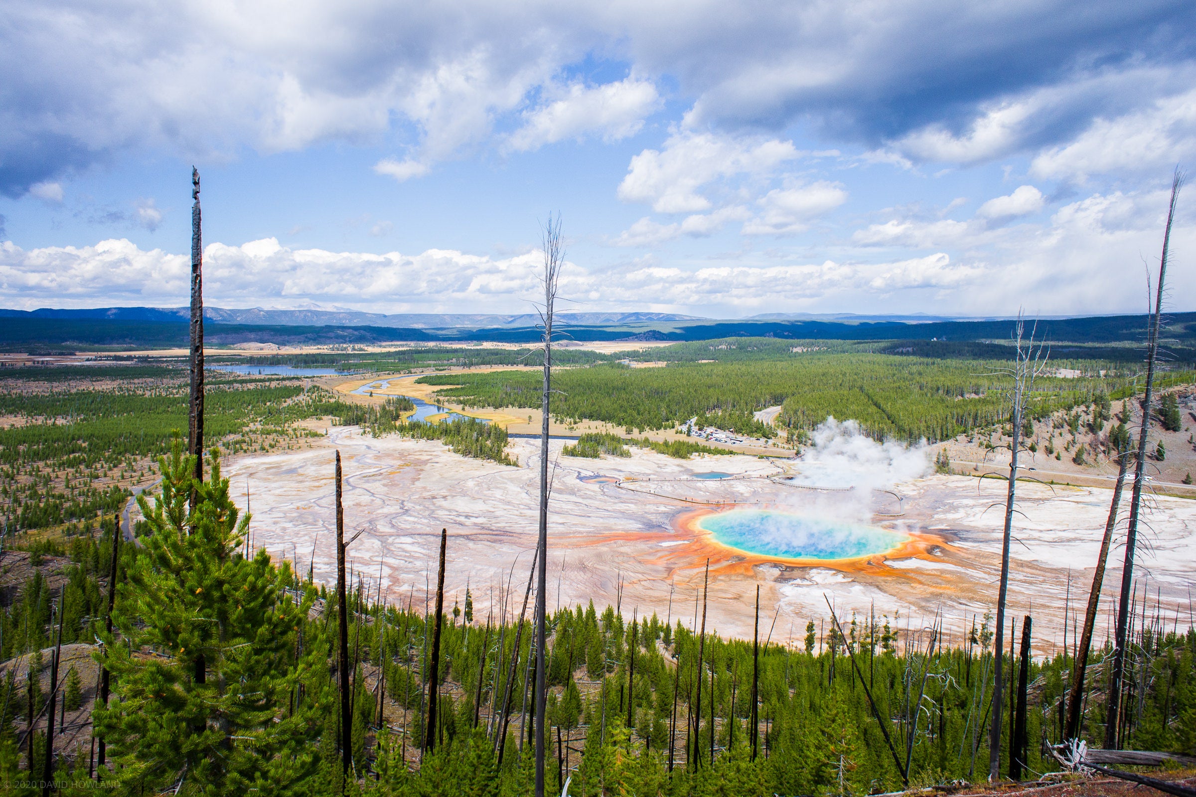 Grand Prismatic Spring View