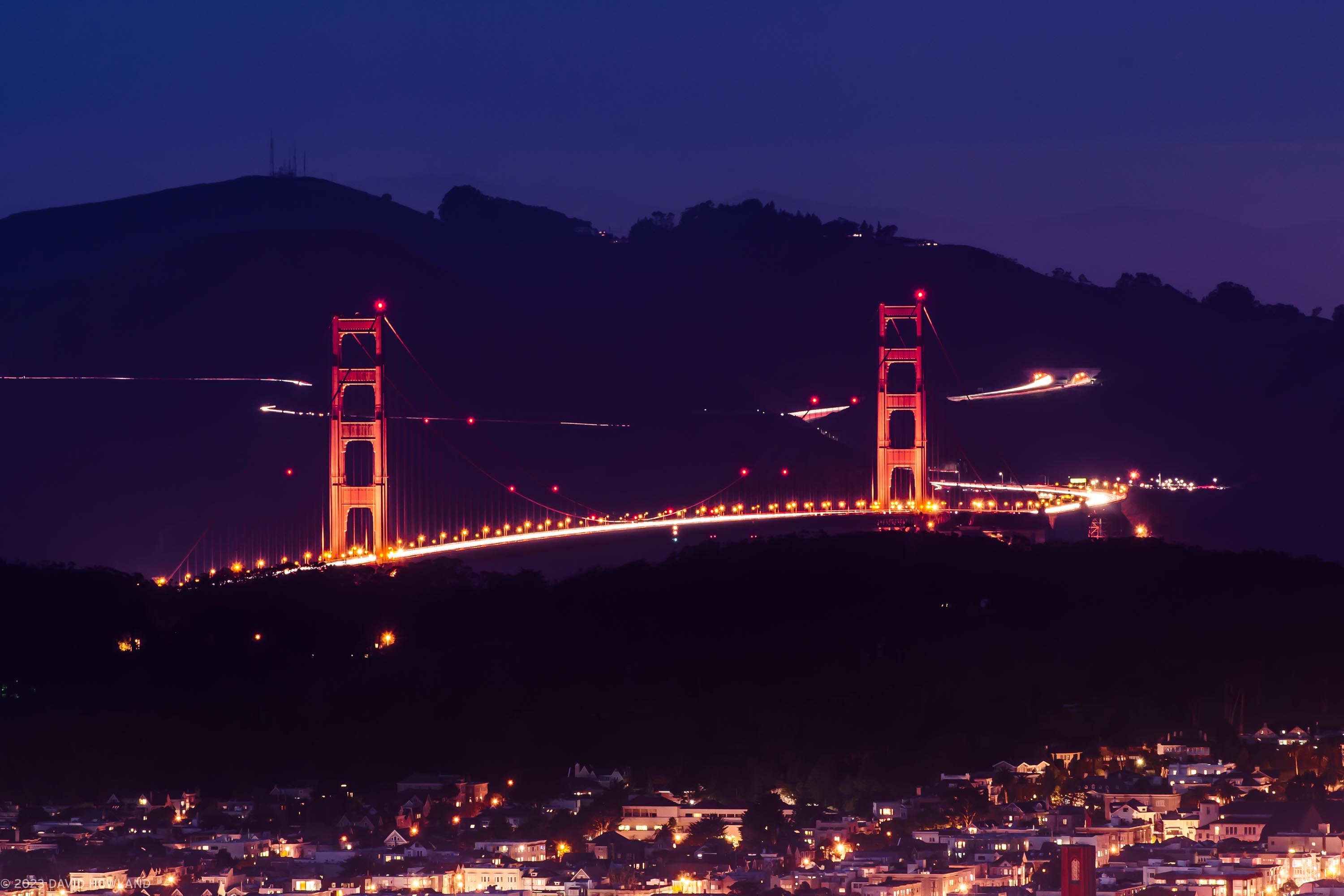 Golden Gate Bridge Curves