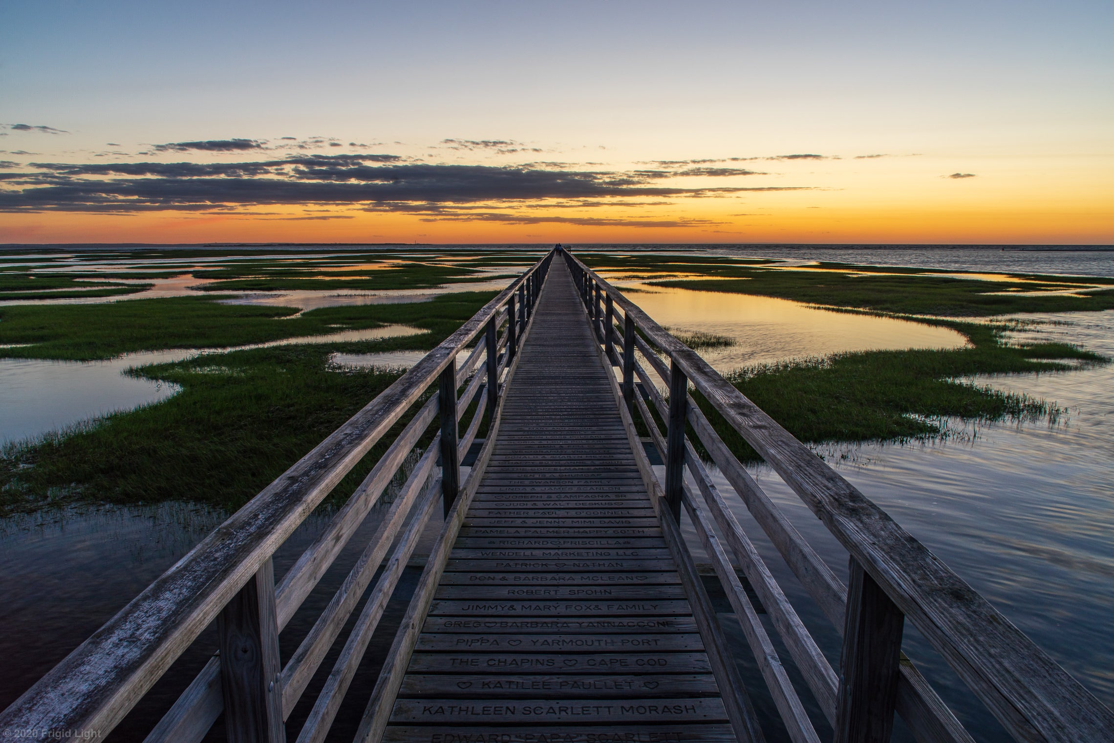 Grays Beach Boardwalk Sunset