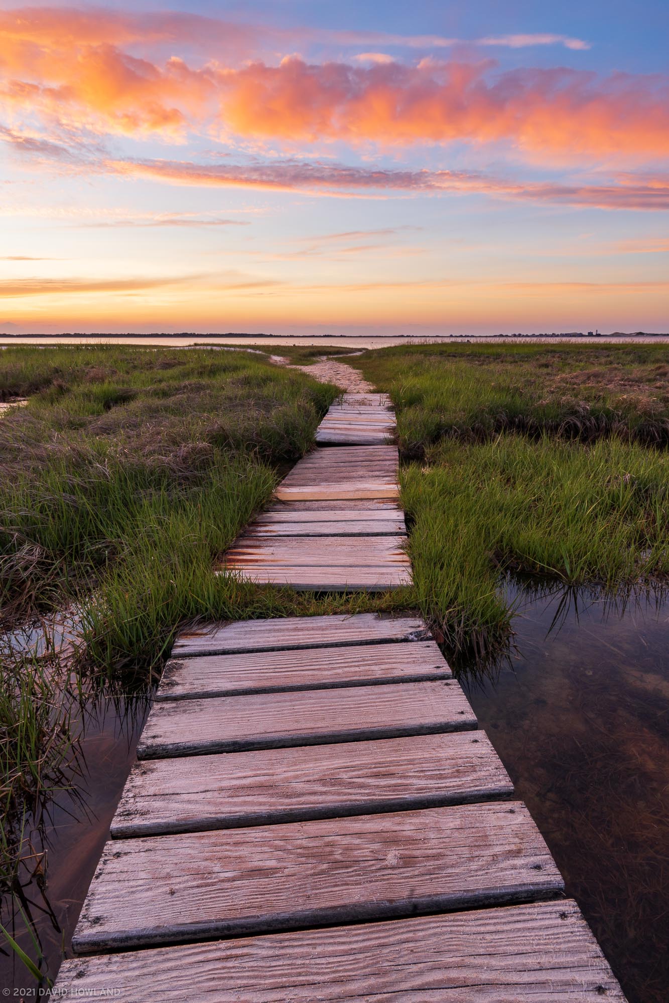 Sunset over Barnstable Harbor