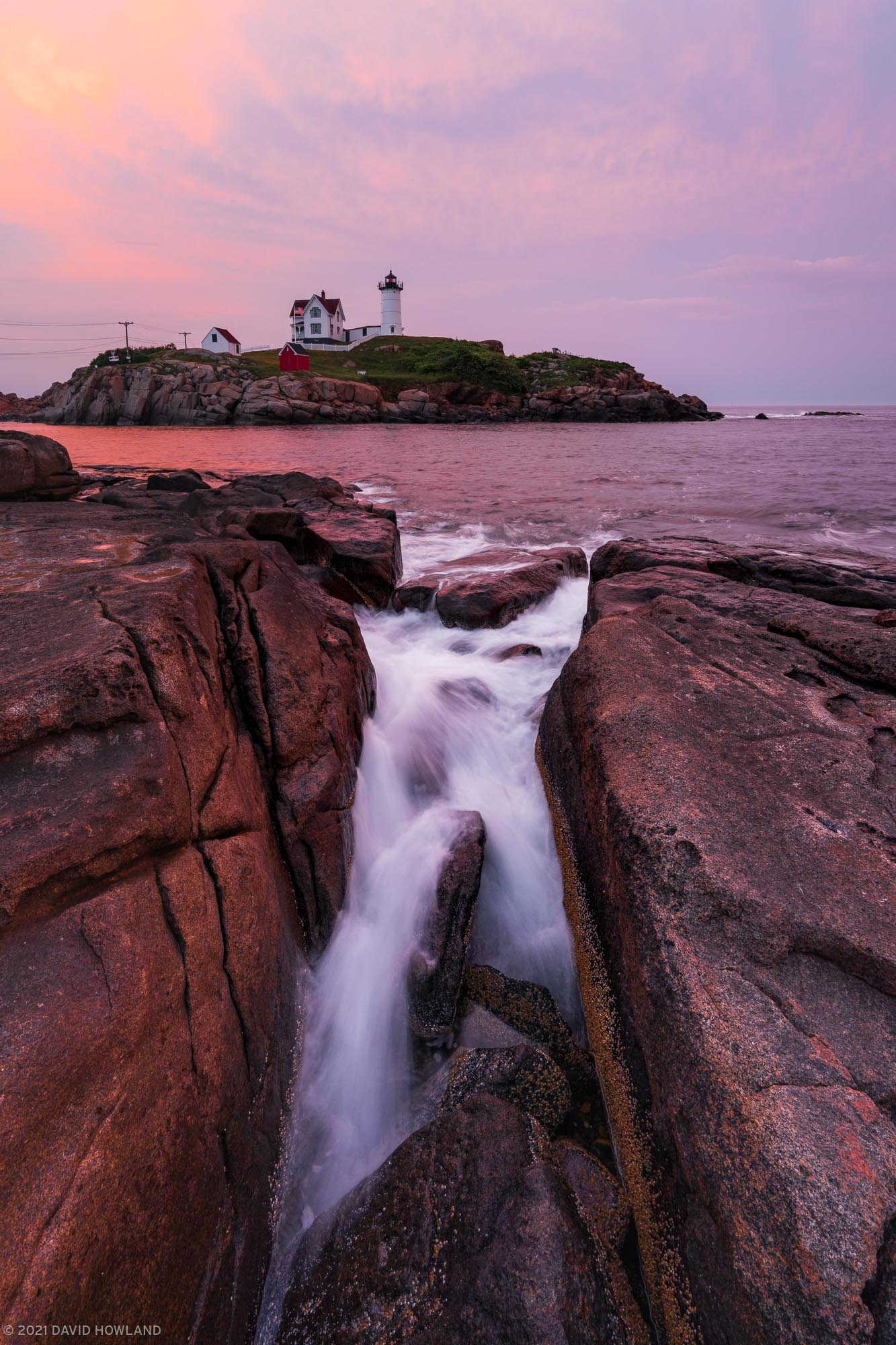 Summer Sunset at Nubble Lighthouse