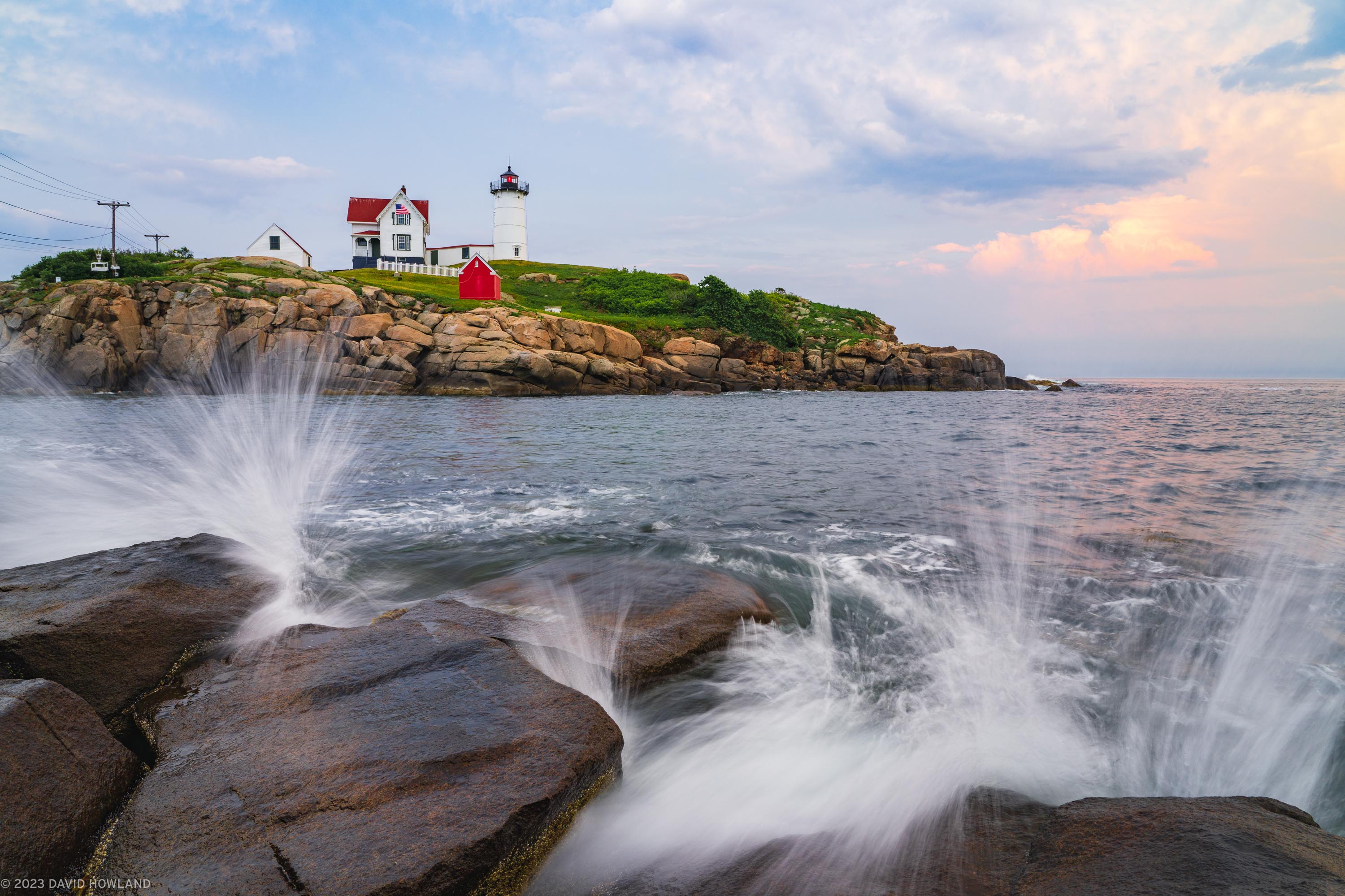 Summer Sunset Storm at Nubble Lighthouse