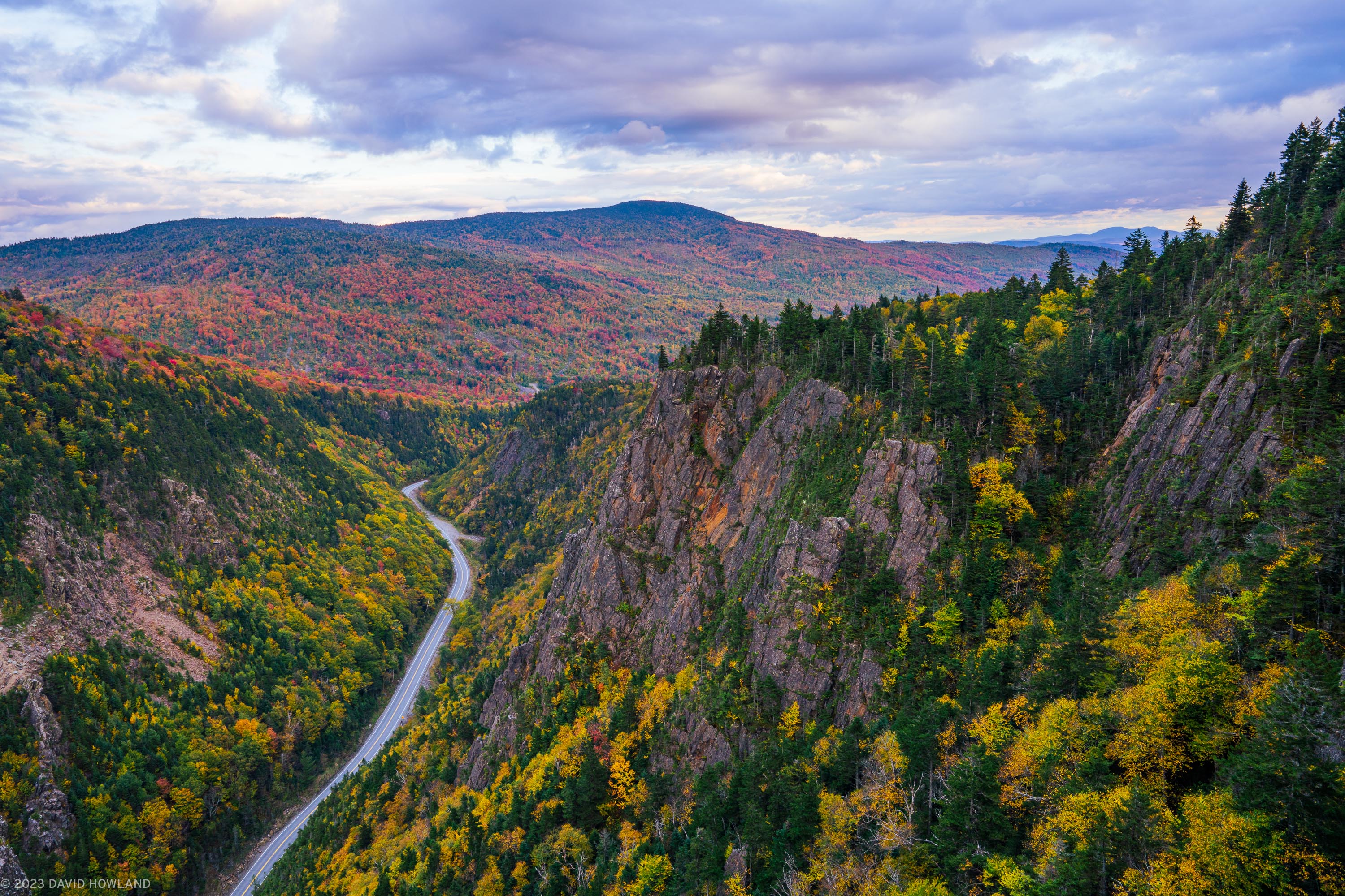 Fall Sunset from Table Rock