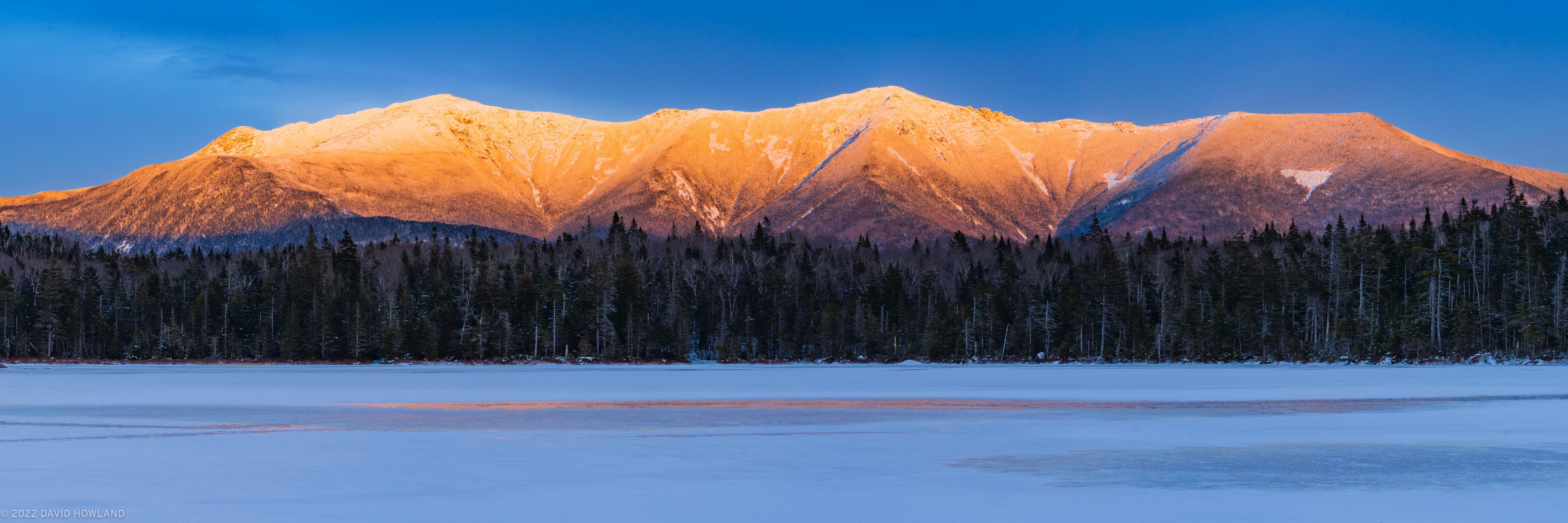 Alpenglow on Franconia Ridge